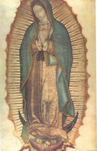Virgin of Guadalupe photograph of a 16th century painting of unknown provenance, Public Domain Mark 1.0